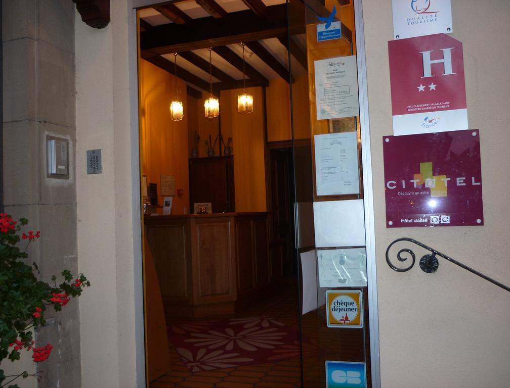 Hotel Des Vosges 5 Rue De La Gare Obernai Eksteriør billede